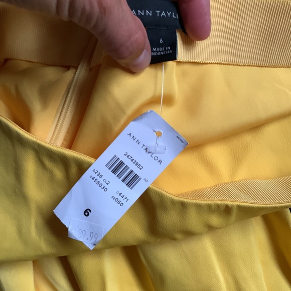 Ann Taylor Tie Waist Wrap Maxi Skirt In Sunny Day size 6 - Picture 3 of 3